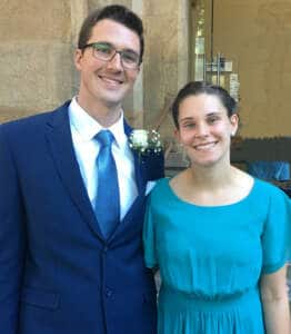 Image of pastor Jeremy Western with his wife Esther.